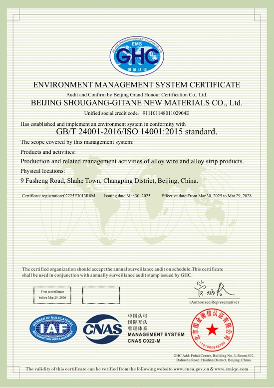 ISO Certificates